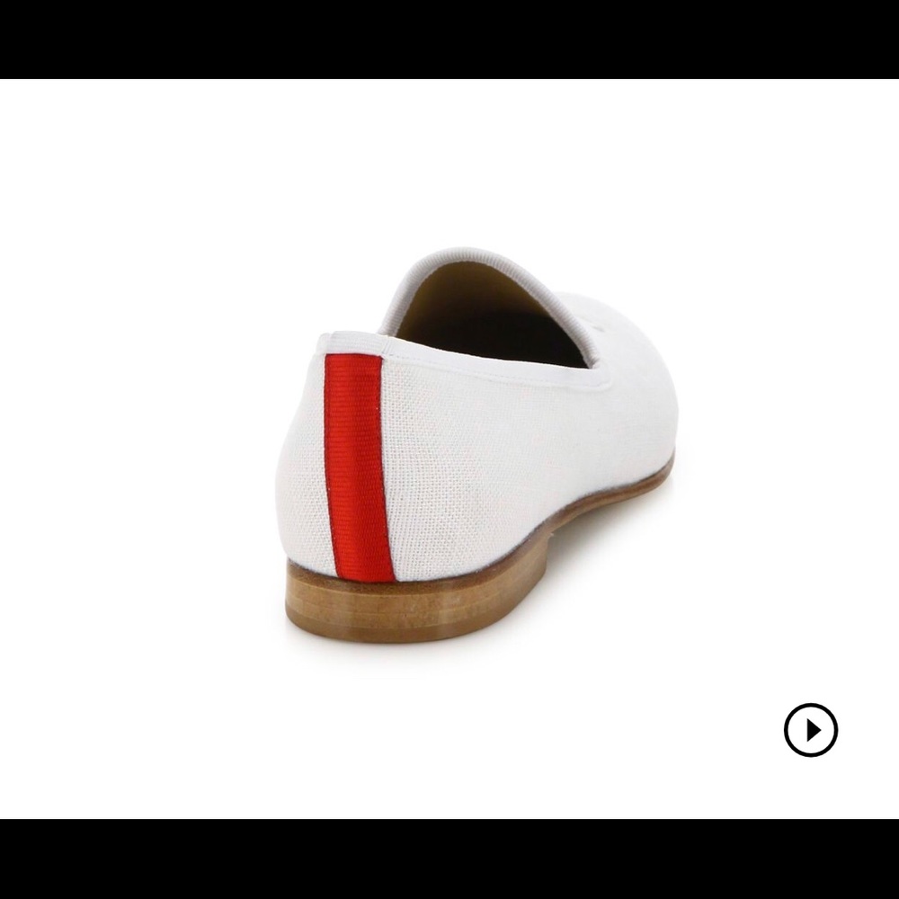 Del Toro I Do Wedding Bridal Linen Loafers Flats - Picture 7 of 8